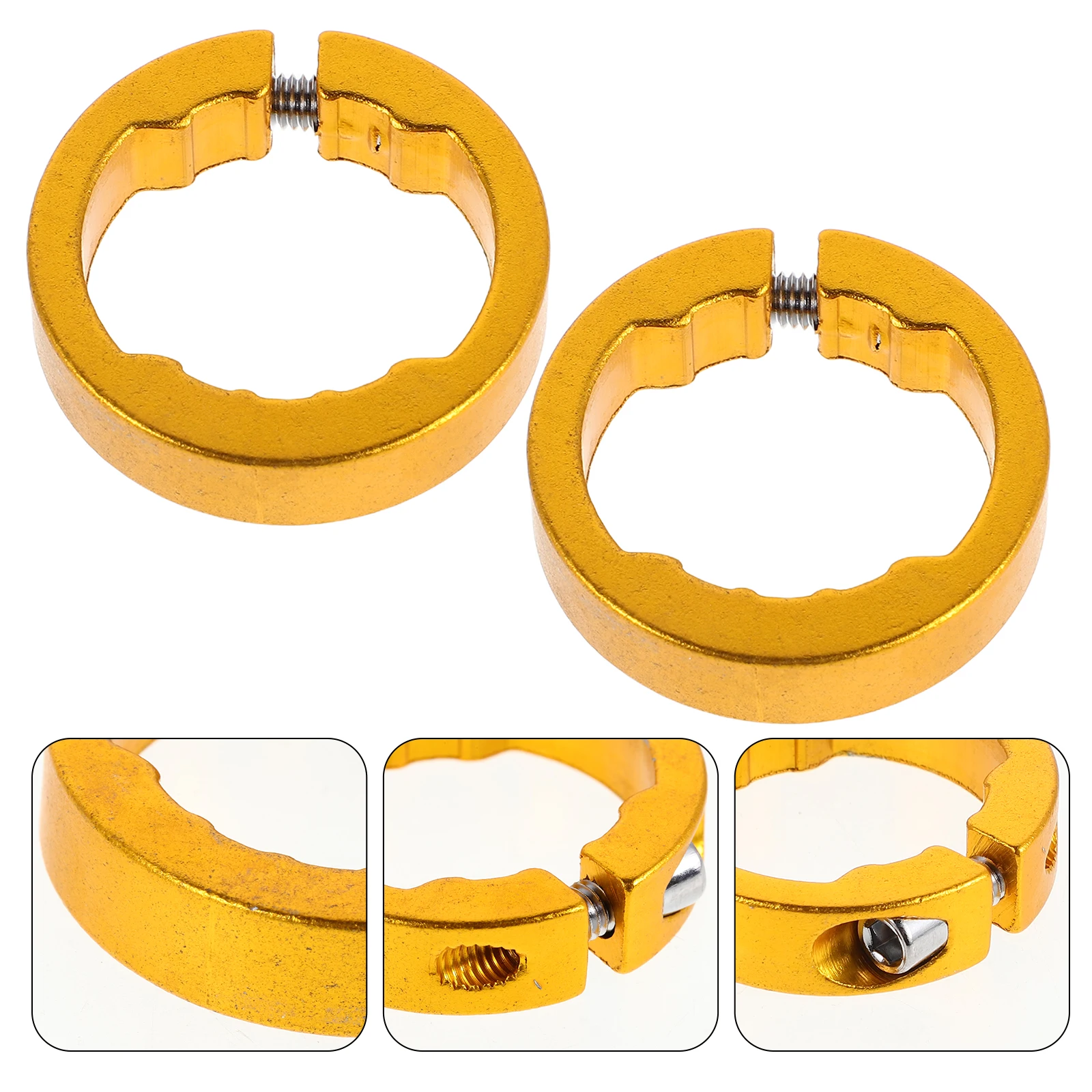 2 Pcs Bike Grips Clamping Ring Bicycle Handlebar Fixing Locking Place Aluminum Alloy Rings Clamps
2 Pcs Bike Grips Clamping Ring Bicycle Handlebar Fixing Locking Place Aluminum Alloy Rings Clamps