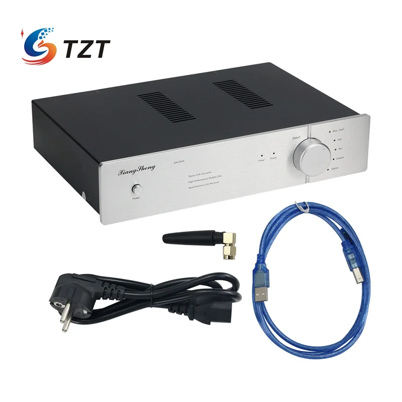 TZT DAC-05A MK II QCC5125 Bluetooth DAC Hifi USB DAC Balanced Tube DAC Dual PCM1794A with Silver/Black Panel
TZT DAC-05A MK II QCC5125 Bluetooth DAC Hifi USB DAC Balanced Tube DAC Dual PCM1794A with Silver/Black Panel