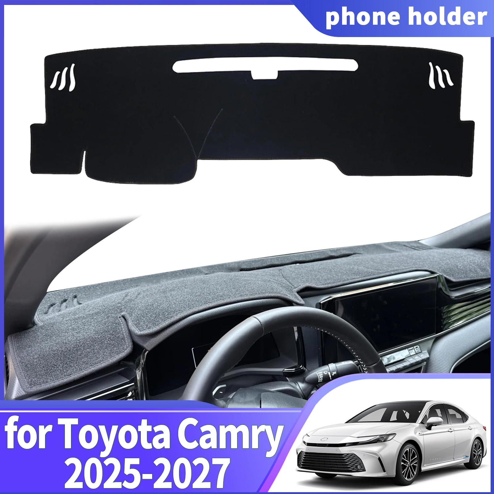 fit for Toyota Camry 2025 2026 2027 XV80 Car Accessories Dashmat Dashboard Cover Pad Protective Carpet DashMat Sunshade
fit for Toyota Camry 2025 2026 2027 XV80 Car Accessories Dashmat Dashboard Cover Pad Protective Carpet DashMat Sunshade