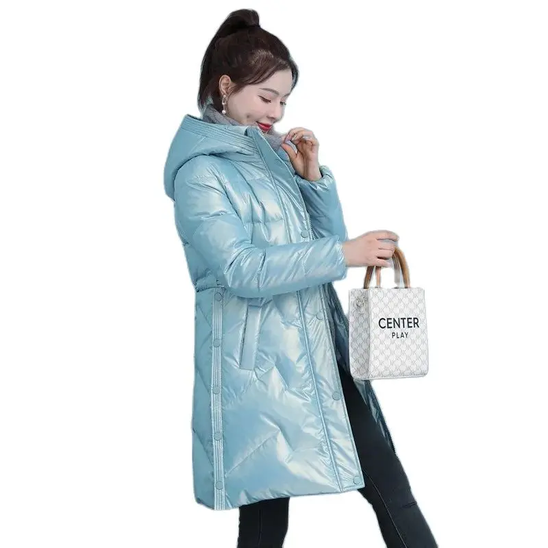 Down Cotton-Padded Jacket Girl Medium Long New Slim-Slim Cotton-Dressed Korean Winter Thickened Warm Temperament Women's Coat
Down Cotton-Padded Jacket Girl Medium Long New Slim-Slim Cotton-Dressed Korean Winter Thickened Warm Temperament Women's Coat