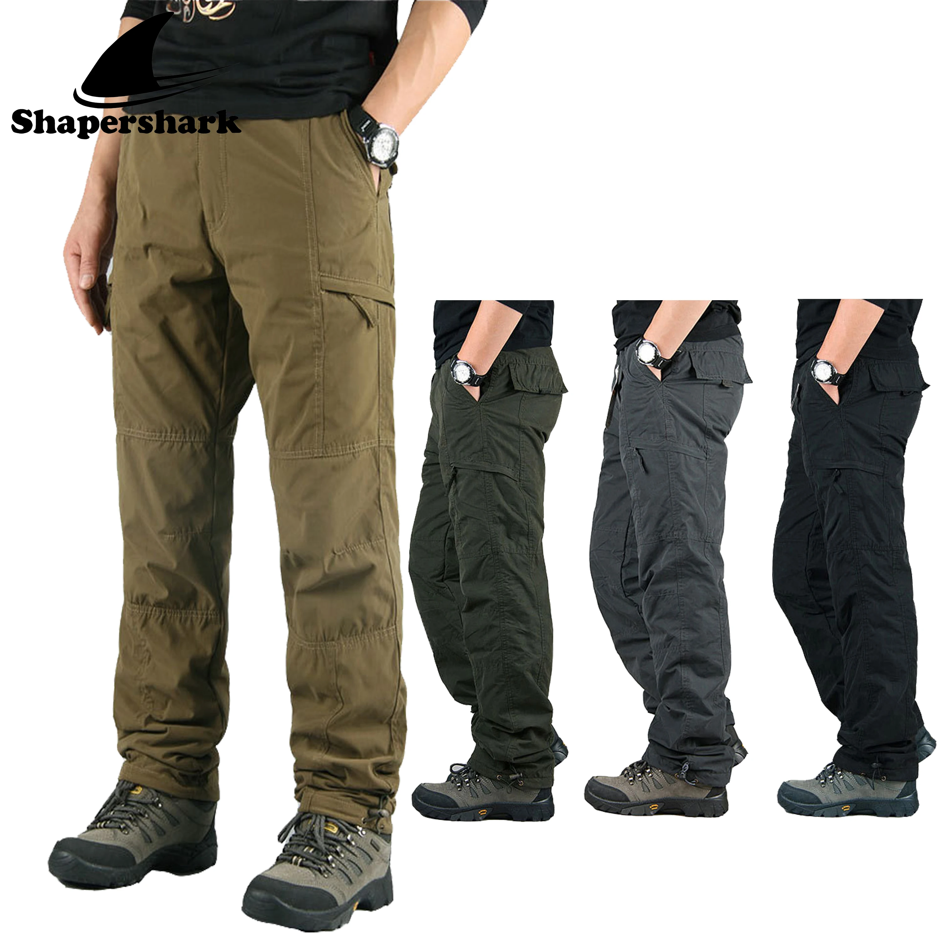 Men's Multi-Pocket Work Pants Men's Outdoor Sports Tactical Pants Elastic Waistband Work Pants Jeans Casual Loose-Fit Work Pants
Men's Multi-Pocket Work Pants Men's Outdoor Sports Tactical Pants Elastic Waistband Work Pants Jeans Casual Loose-Fit Work Pants