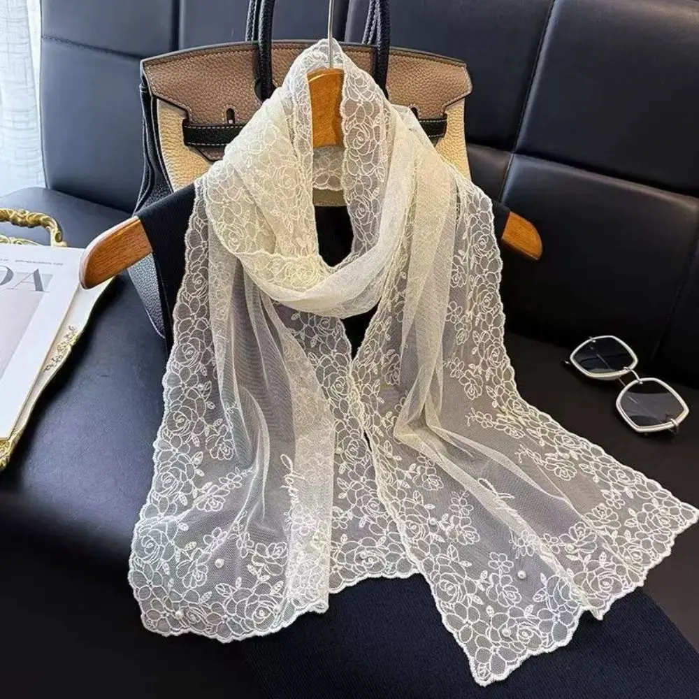 Retro Embroidered Flower Lace Scarf Breathable Mesh Long Female Headscarf Lightweight Sunscreen Shawl Women
Retro Embroidered Flower Lace Scarf Breathable Mesh Long Female Headscarf Lightweight Sunscreen Shawl Women