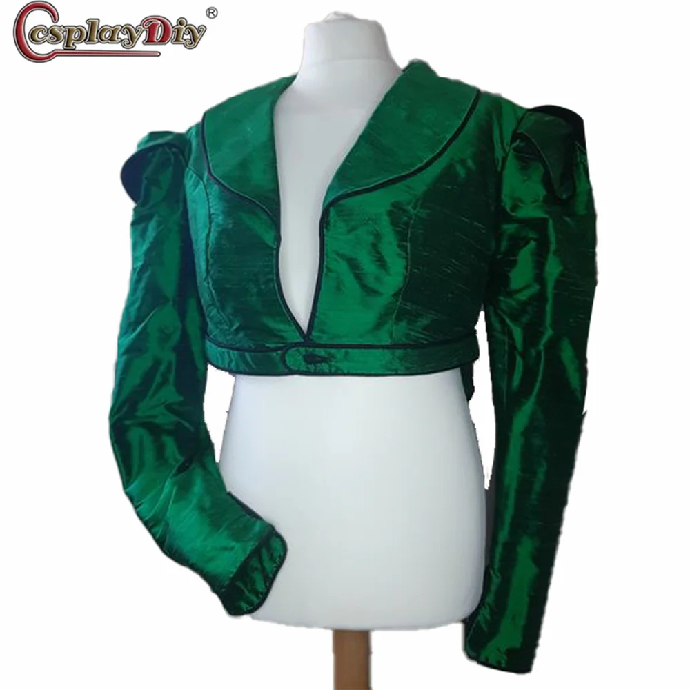 Women's Regency Spencer Jacket Elegant Vintage Green Victorian Medieval Gothic Jacket Coat Top
Women's Regency Spencer Jacket Elegant Vintage Green Victorian Medieval Gothic Jacket Coat Top