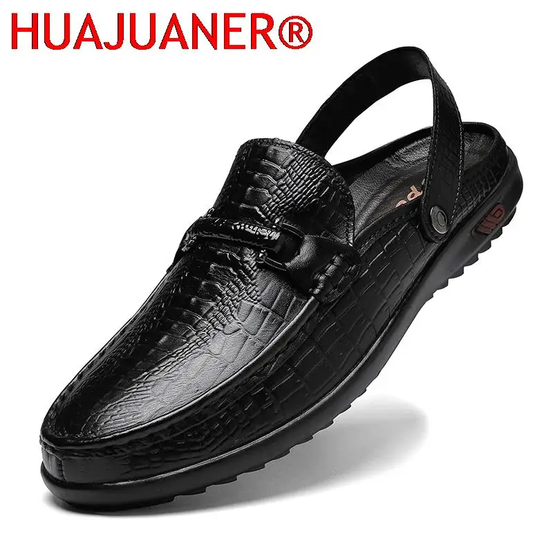 New Hot Sale Summer Half Drag Men Outdoor Casual Flats Fashion Sandals Genuine Leather Beach Shoes Top Quality Non-slip Slippers
New Hot Sale Summer Half Drag Men Outdoor Casual Flats Fashion Sandals Genuine Leather Beach Shoes Top Quality Non-slip Slippers