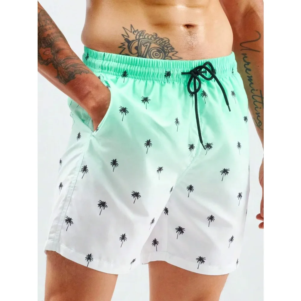 3D Print Summer Men's Beach Short Coconut Tree Drawstring Men's swim Trunks Elastic Waist Gradient Breathable Short Streetwear
3D Print Summer Men's Beach Short Coconut Tree Drawstring Men's swim Trunks Elastic Waist Gradient Breathable Short Streetwear