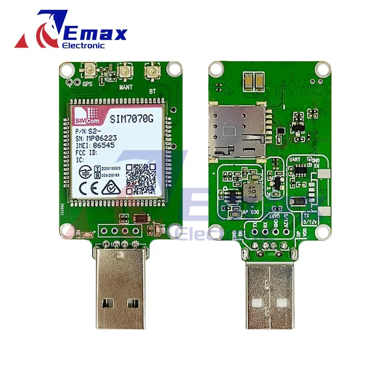 SIMcom SIM7070G NBIOT CATM LPWA USB-ключ 1 шт. с внешним GPS 
SIMcom SIM7070G NBIOT CATM LPWA USB-ключ 1 шт. с внешним GPS