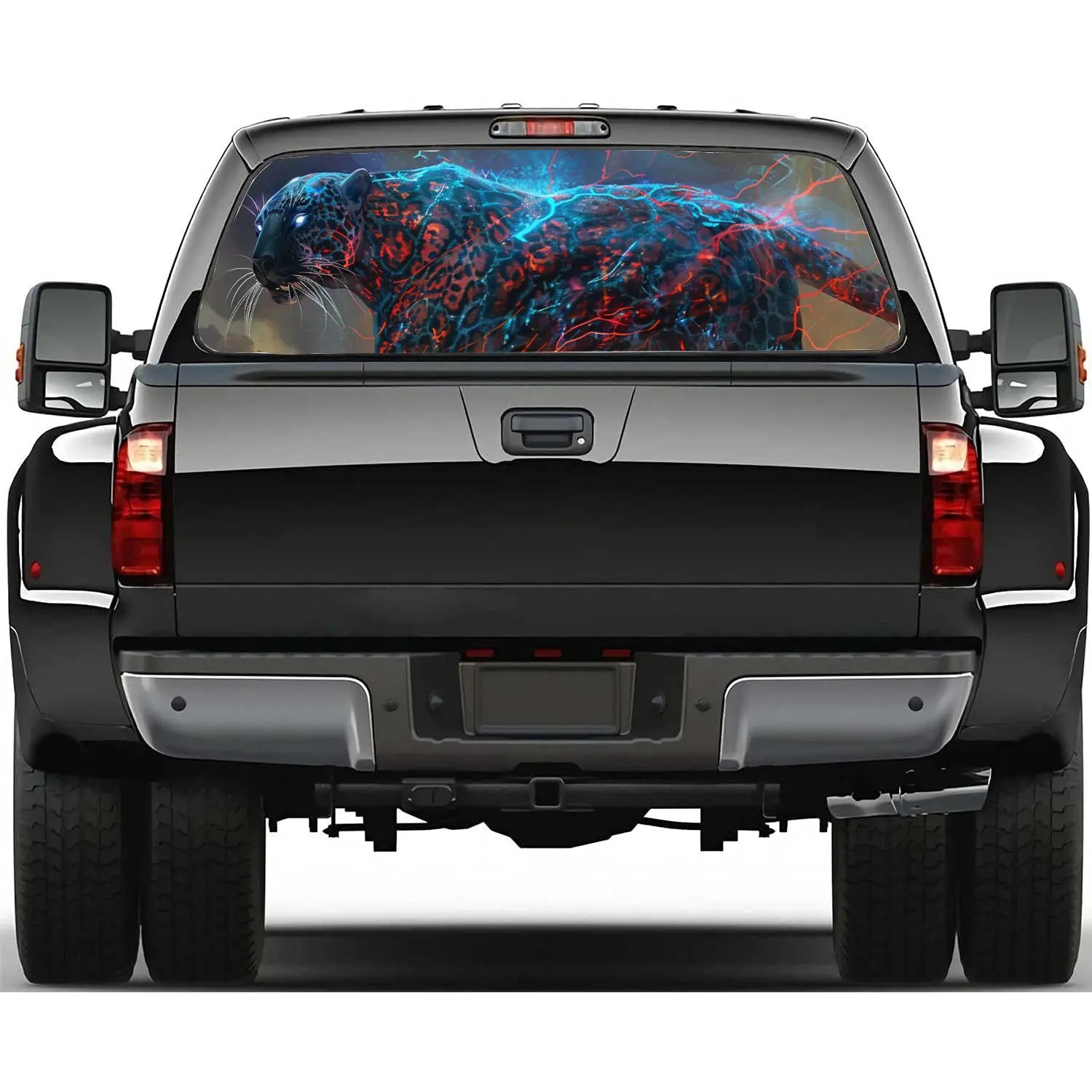 Fierce Walking Animal Jaguar Print Car Rear Windshield Sticker Truck Window See Through Perforated Back Window Vinyl Decal Decor
Fierce Walking Animal Jaguar Print Car Rear Windshield Sticker Truck Window See Through Perforated Back Window Vinyl Decal Decor