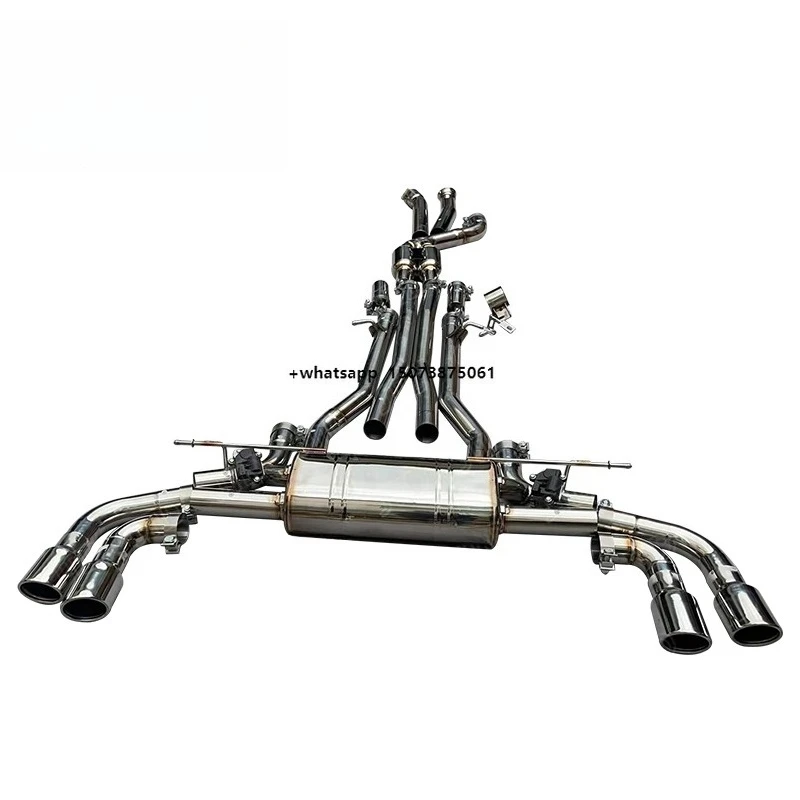 304SS Stainless Steel Catback Muffler Valvetronic Exhaust System for 2023 540i B58 3.0T Exhaust
304SS Stainless Steel Catback Muffler Valvetronic Exhaust System for 2023 540i B58 3.0T Exhaust