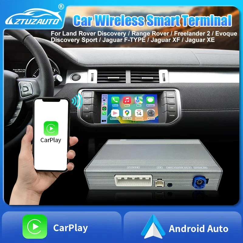 Беспроводной комплект Carplay для Land Rover/Jaguar с головным устройством Bosch 2012-2016, Android Auto Ai Box, мультимедийная USB-навигация DSP
Беспроводной комплект Carplay для Land Rover/Jaguar с головным устройством Bosch 2012-2016, Android Auto Ai Box, мультимедийная USB-навигация DSP