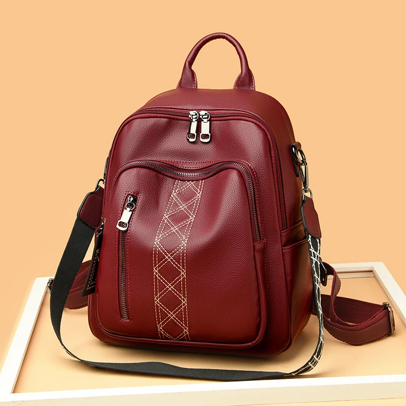 Leather Backpack Purses for Women Black Designer School Bags for Girls 2022 Large Capacity 32cm Backbags Double Shoulder Bags
Leather Backpack Purses for Women Black Designer School Bags for Girls 2022 Large Capacity 32cm Backbags Double Shoulder Bags