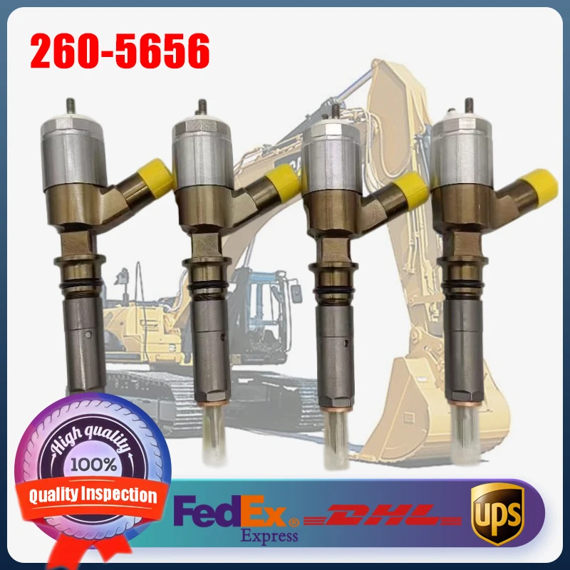 New Diesel Fuel Injector 260-5656 2605656 Suitable for Caterpillar Engine C6.4 Excavator 320D 320DL
New Diesel Fuel Injector 260-5656 2605656 Suitable for Caterpillar Engine C6.4 Excavator 320D 320DL