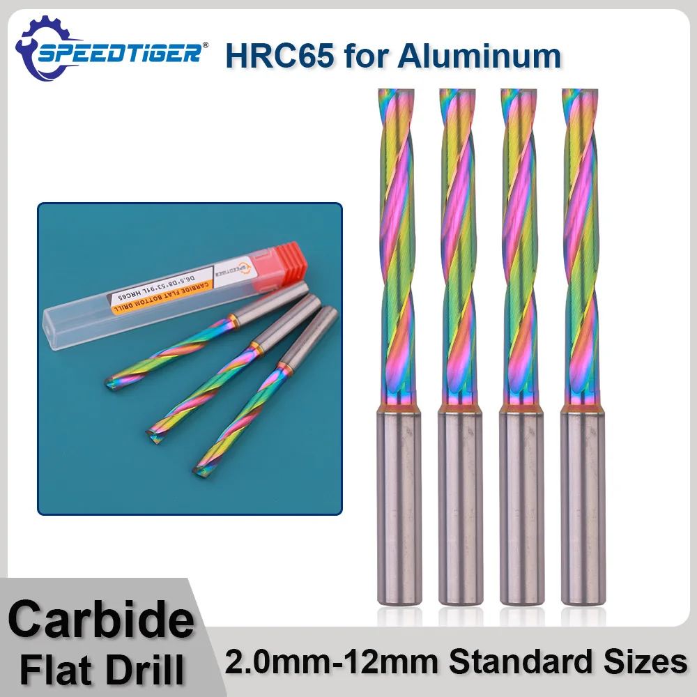 Сверло SPEEDTIGER из карбида вольфрама с плоским дном, для ЧПУ, диаметр 2-12 мм, 180 градусов, для сверления алюминия и дерева, с покрытием DLC
Сверло SPEEDTIGER из карбида вольфрама с плоским дном, для ЧПУ, диаметр 2-12 мм, 180 градусов, для сверления алюминия и дерева, с покрытием DLC