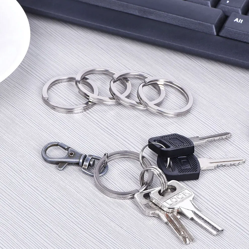 100pcs Key Ring Metal Keychain Circle Round Flat Split Chains DIY Attachment Premium Quality Jewelry Accessories Part
100pcs Key Ring Metal Keychain Circle Round Flat Split Chains DIY Attachment Premium Quality Jewelry Accessories Part