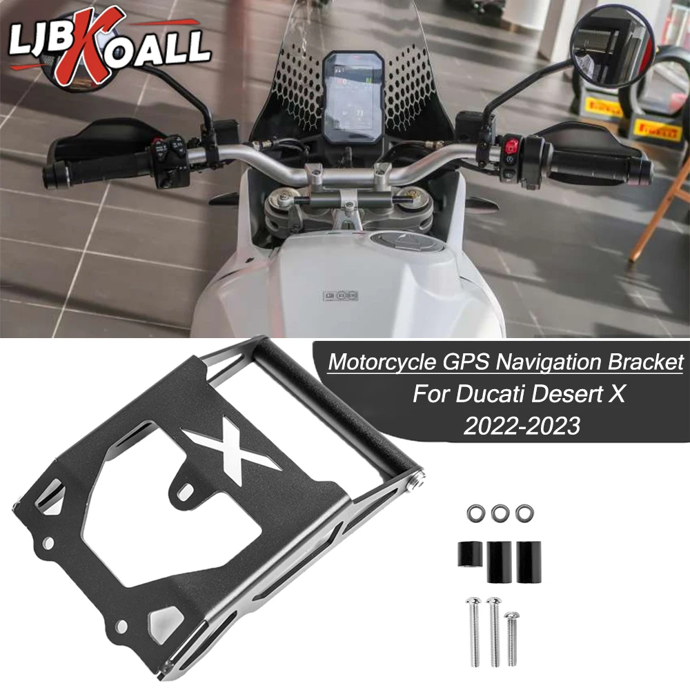 Desert X Accessories GPS Mount Navigation Bracket Mobile Phone Mounting Holder Adapter Kit For Ducati DESERT X DesertX 2022-2023
Desert X Accessories GPS Mount Navigation Bracket Mobile Phone Mounting Holder Adapter Kit For Ducati DESERT X DesertX 2022-2023