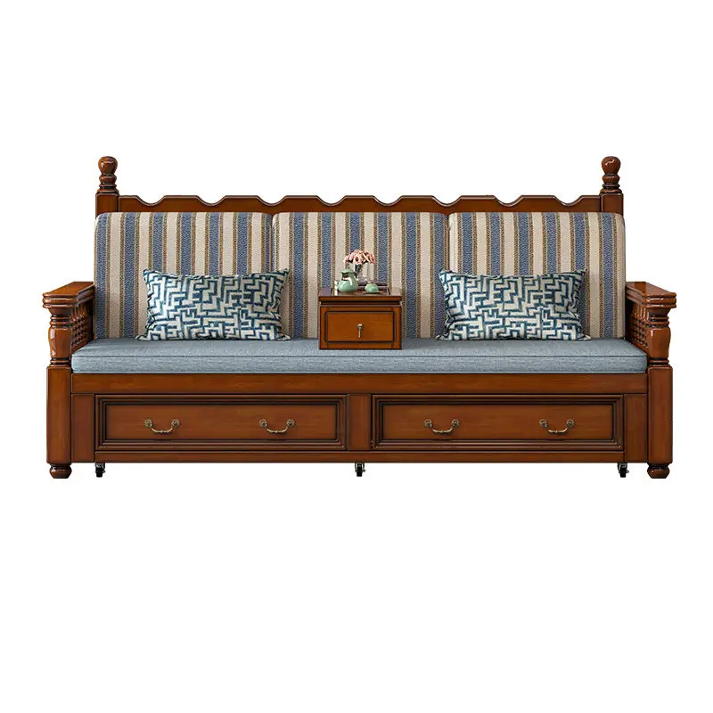 CX retro rural solid wood sofa bed Arhat bed push-pull folding retractable small apartment sitting and sleeping sofa
CX retro rural solid wood sofa bed Arhat bed push-pull folding retractable small apartment sitting and sleeping sofa
