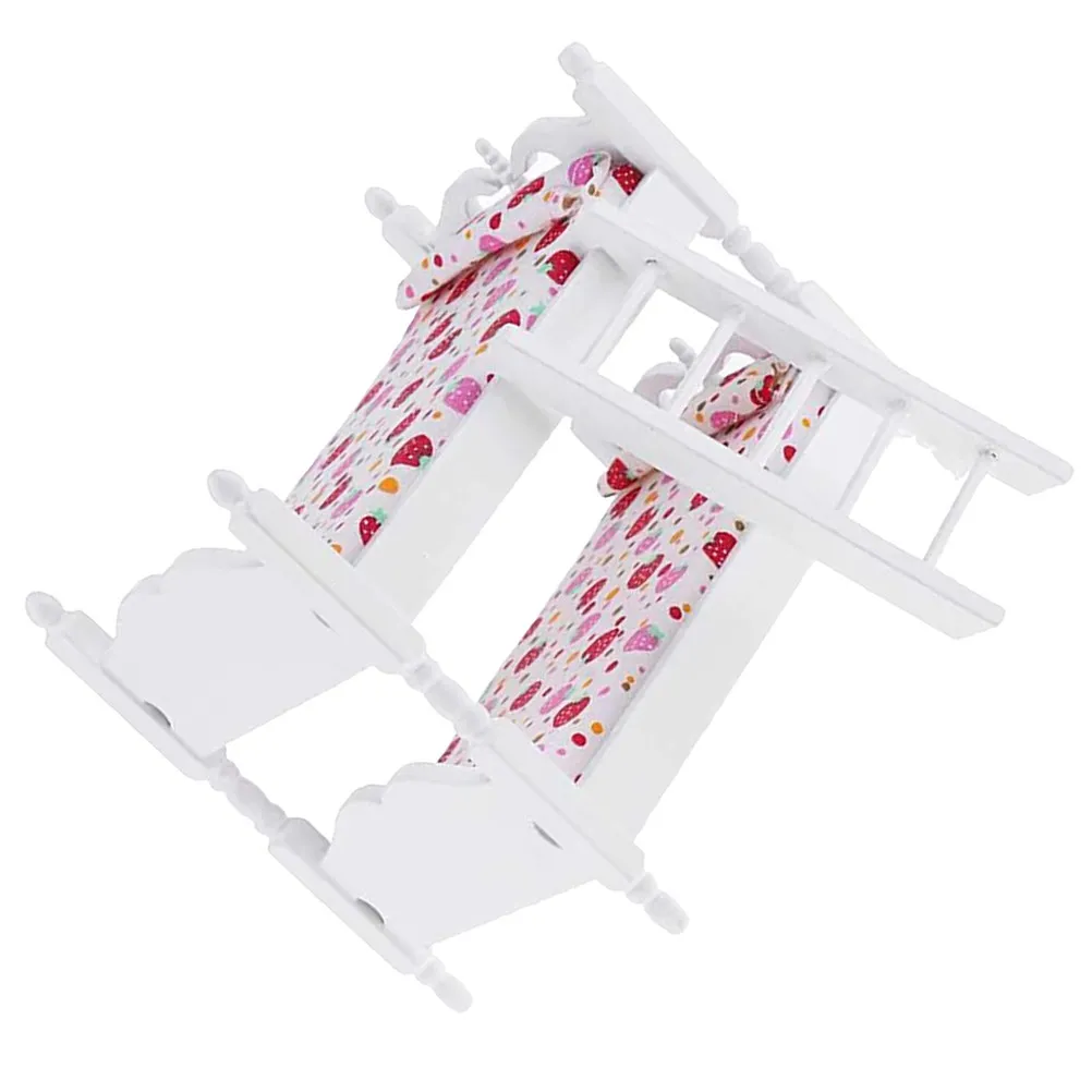 Double-Layer Bunk Bed Wooden Playhouse Furniture Mini Bedroom Accessory Realistic Appearance Decorative Compact Design
Double-Layer Bunk Bed Wooden Playhouse Furniture Mini Bedroom Accessory Realistic Appearance Decorative Compact Design
