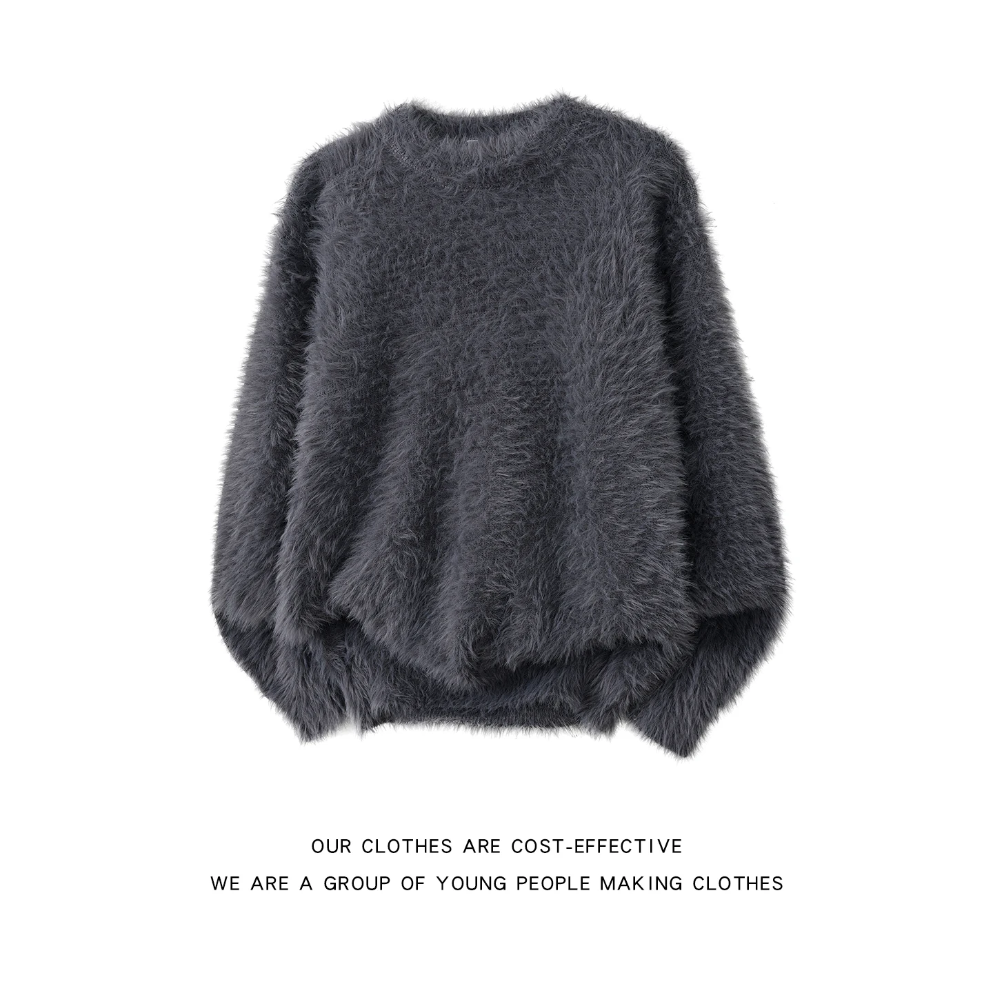 Мужской вязаный свитер на осень-зиму: мягкий, из искусственного меха норки, с круглым вырезом, повседневный, для ношения под одеждой, комфортный, свободного кроя, теплый, однотонный
Мужской вязаный свитер на осень-зиму: мягкий, из искусственного меха норки, с круглым вырезом, повседневный, для ношения под одеждой, комфортный, свободного кроя, теплый, однотонный