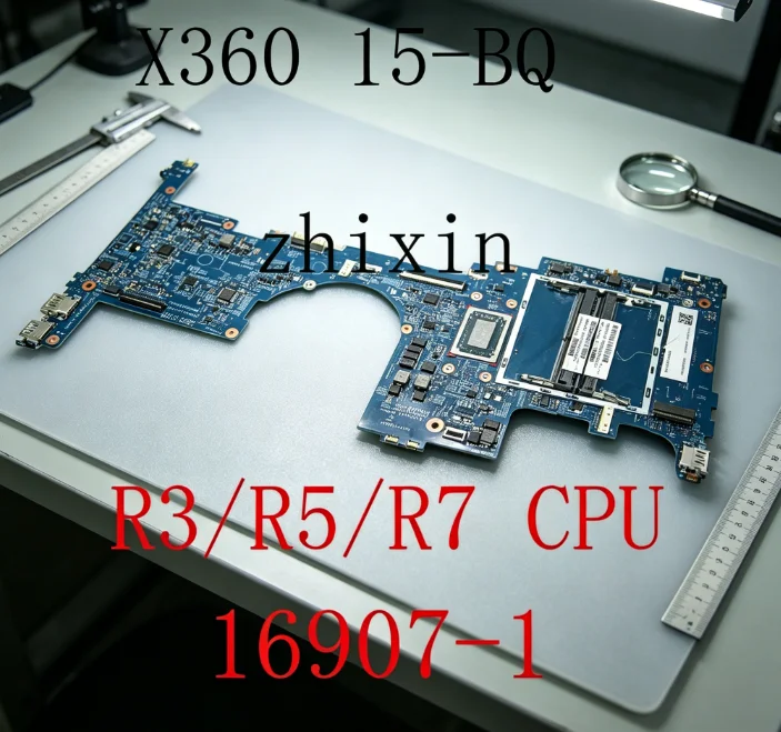 16907-1 Mainboard for HP Envy X360 15-BQ Laptop Motherboard with R3-2300U R5-2500U R7-2700U CPU DDR4 Full test
16907-1 Mainboard for HP Envy X360 15-BQ Laptop Motherboard with R3-2300U R5-2500U R7-2700U CPU DDR4 Full test
