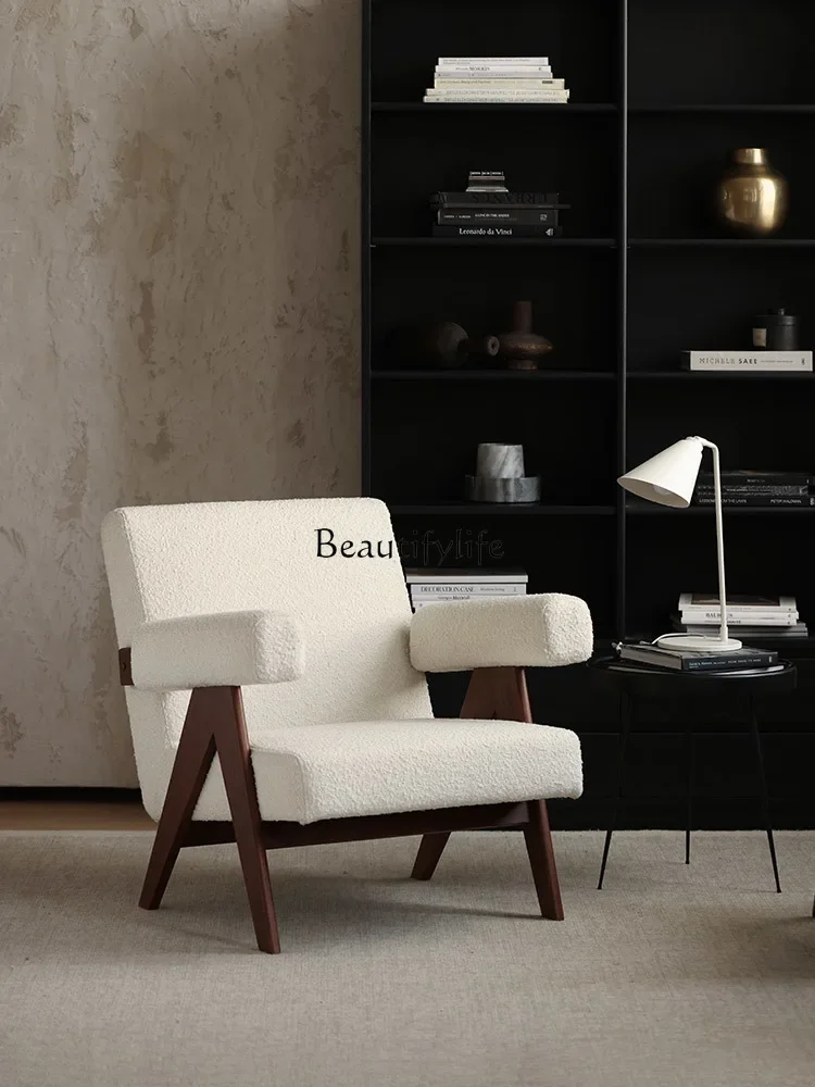 Chic Style Single Seat Couch Nordic Retro B & B Designer Armrest Leisure Chair
Chic Style Single Seat Couch Nordic Retro B & B Designer Armrest Leisure Chair