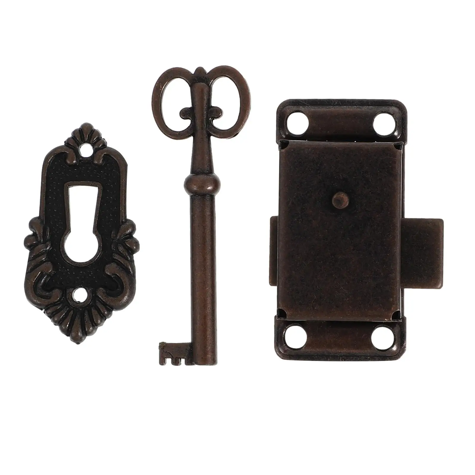 2 Sets Furniture Locks Vintage Cabinet Latches Metal Decorative Buckles for Jewelry Boxes Wooden Cases Red Rustic Style
2 Sets Furniture Locks Vintage Cabinet Latches Metal Decorative Buckles for Jewelry Boxes Wooden Cases Red Rustic Style