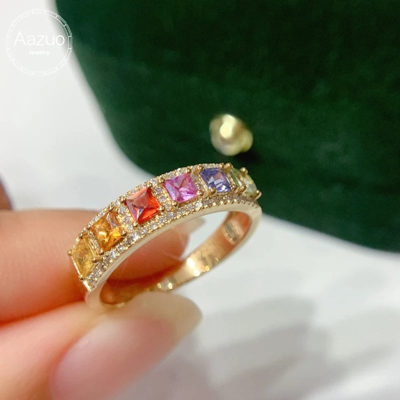 Ювелирные изделия Aazuo: винтажные кольца из 18-каратного желтого золота с натуральными рубинами и настоящими бриллиантами в форме цветка для девушек и женщин, для торжественных мероприятий и вечеринок.
Ювелирные изделия Aazuo: винтажные кольца из 18-каратного желтого золота с натуральными рубинами и настоящими бриллиантами в форме цветка для девушек и женщин, для торжественных мероприятий и вечеринок.