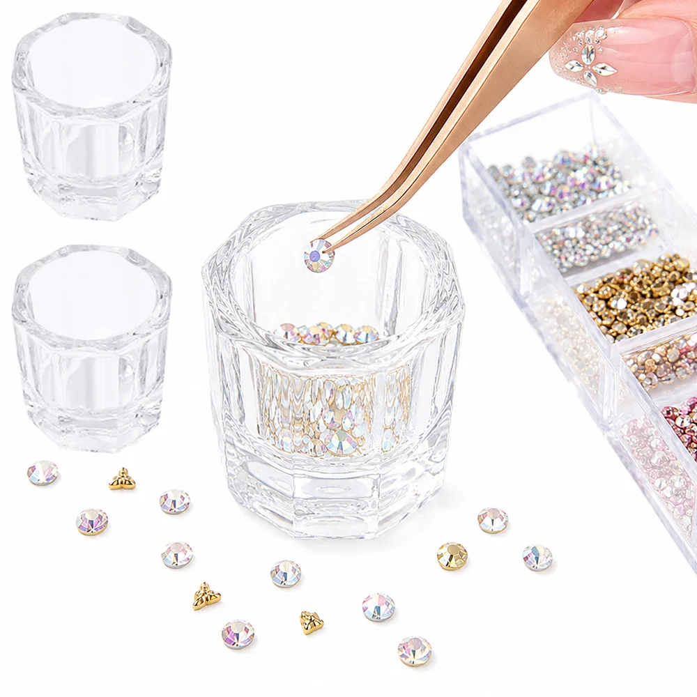 5/10/30PCS Crystal Glass Nail Cup Acrylic Clear Small Octagonal Cups For Nail Brush Cleaning Liquid Powder Nail Art Tools
5/10/30PCS Crystal Glass Nail Cup Acrylic Clear Small Octagonal Cups For Nail Brush Cleaning Liquid Powder Nail Art Tools