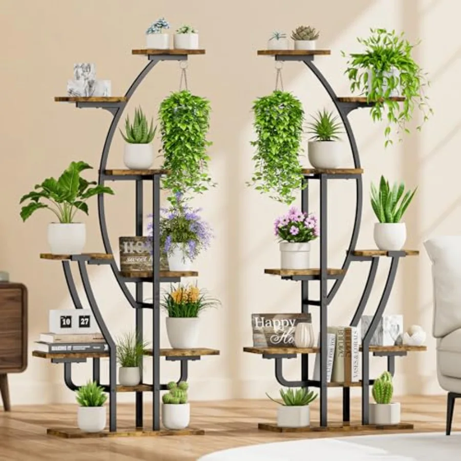 Plant Stand Indoor with Grow Lights 9 Tiered Indoor Plant Shelf 62" Corner Plant Stands for Indoor Plants Metal Plant Flower Di
Plant Stand Indoor with Grow Lights 9 Tiered Indoor Plant Shelf 62" Corner Plant Stands for Indoor Plants Metal Plant Flower Di