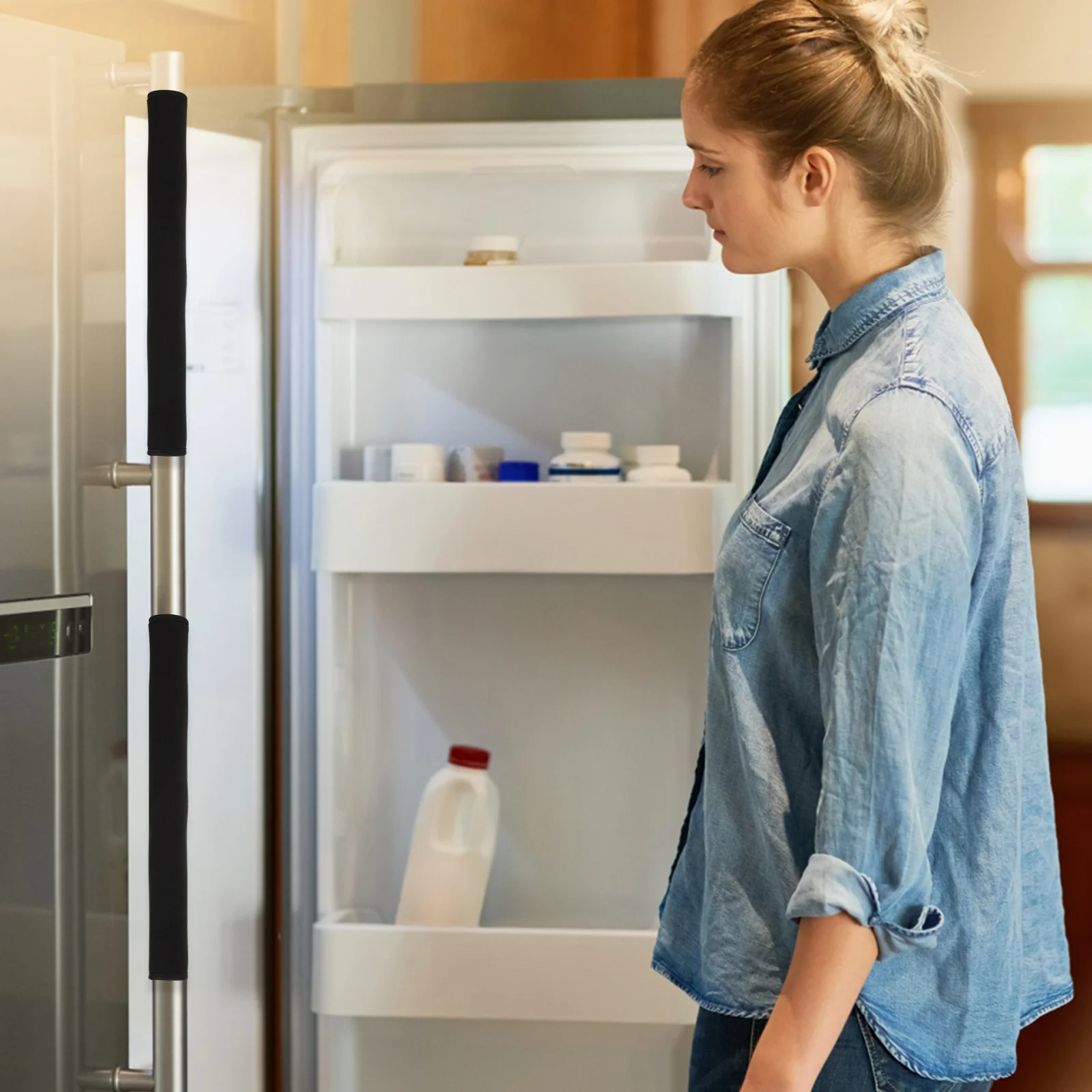 2Pcs Refrigerator Handle Covers Washable Comfortable Non-Slip Protector for Fridge Door Microwave Oven Cabinet Appliances
2Pcs Refrigerator Handle Covers Washable Comfortable Non-Slip Protector for Fridge Door Microwave Oven Cabinet Appliances