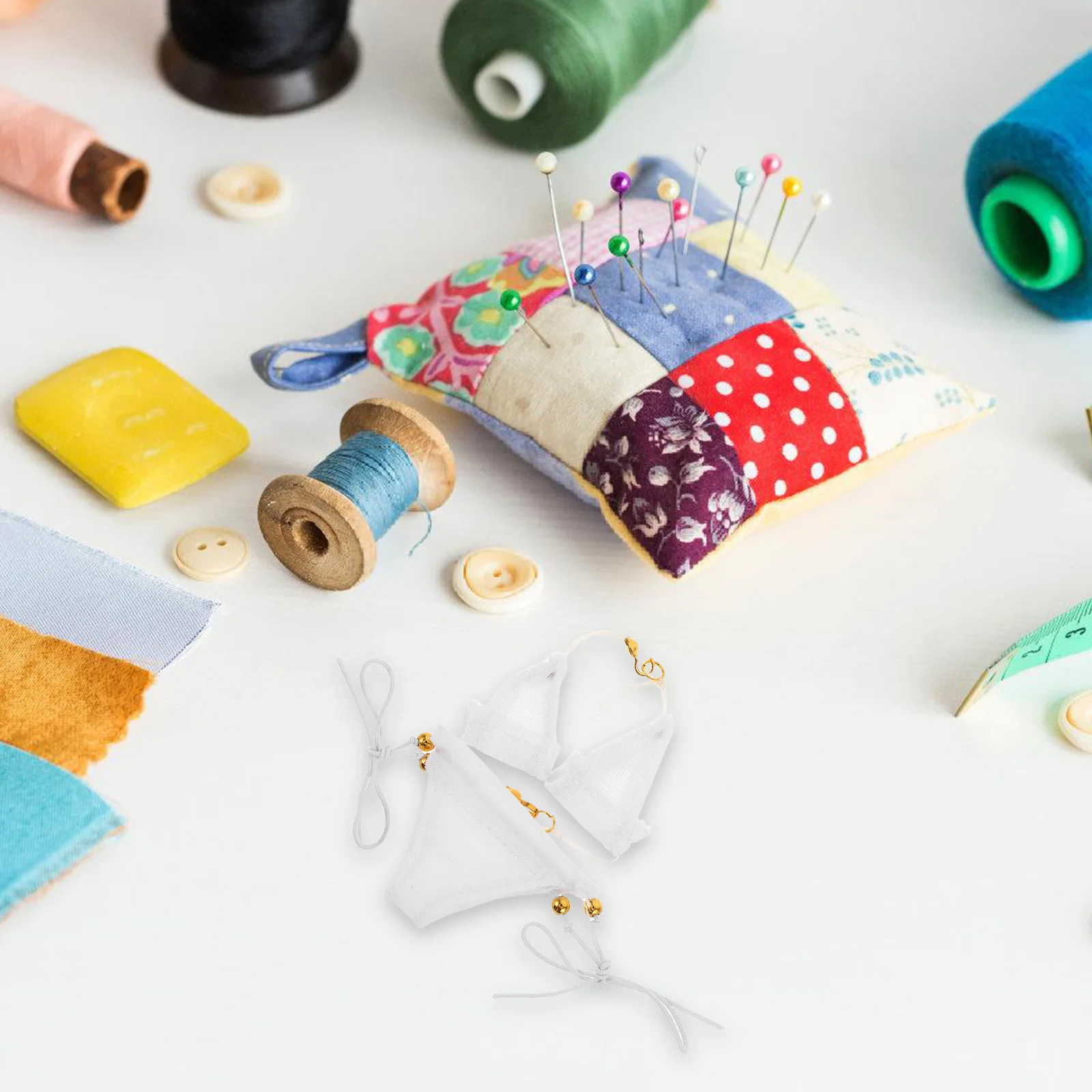 1 set 1 Set Summer Swimwear Bikini Outfit Stylish Beach Poolside Clothing Prop For Miniature Vacation Outfits Adorable 
1 set 1 Set Summer Swimwear Bikini Outfit Stylish Beach Poolside Clothing Prop For Miniature Vacation Outfits Adorable