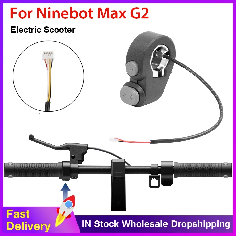 Оригинальный переключатель на руле, кнопка включения/выключения, переключатель света, электрический скутер, звуковой сигнал поворота для Ninebot Max G2, аксессуар для самоката
Оригинальный переключатель на руле, кнопка включения/выключения, переключатель света, электрический скутер, звуковой сигнал поворота для Ninebot Max G2, аксессуар для самоката