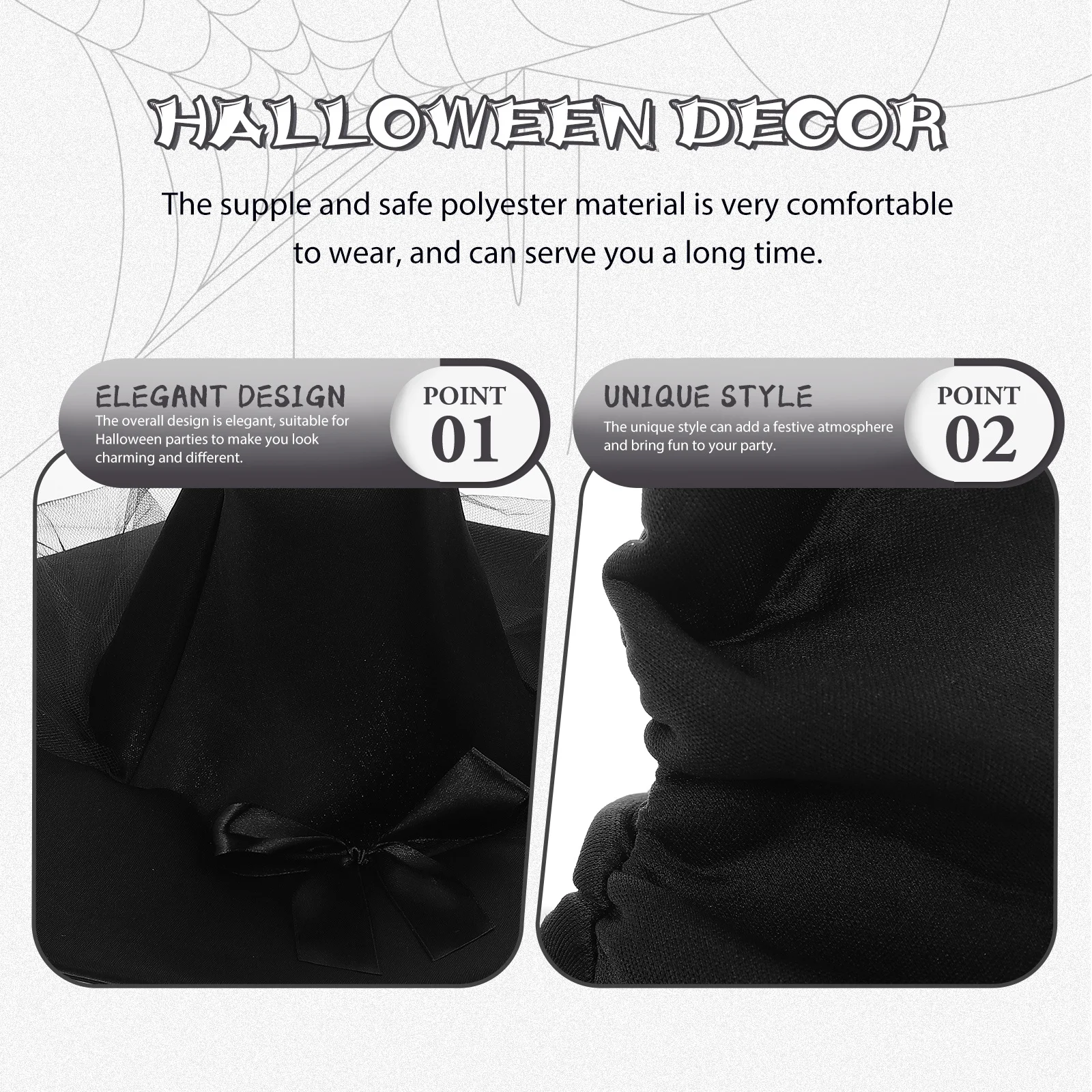 Halloween Witch Hat Wide Brim Wrinkle Design Polyester Halloween Party Cosplay Decoration Witch Hat Ornament Cosplay Costume
Halloween Witch Hat Wide Brim Wrinkle Design Polyester Halloween Party Cosplay Decoration Witch Hat Ornament Cosplay Costume