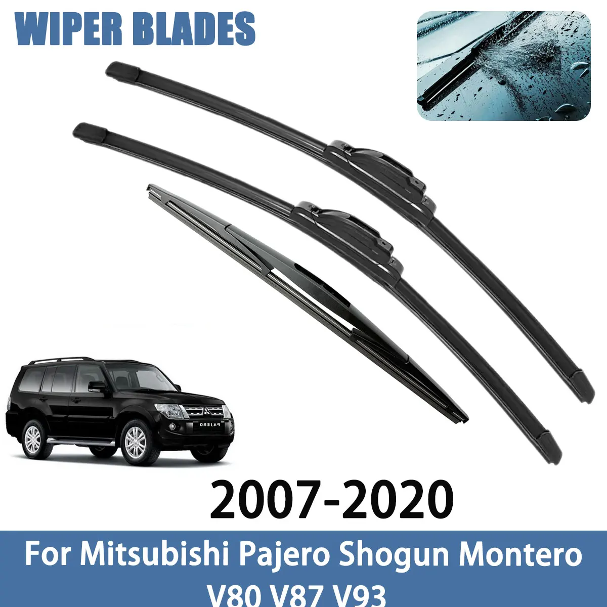 Car Wiper Blade Windscreen Front Rear Wipers Blade For Mitsubishi Pajero Shogun Montero V80 V87 V93 Auto Car Accessories Styling
Car Wiper Blade Windscreen Front Rear Wipers Blade For Mitsubishi Pajero Shogun Montero V80 V87 V93 Auto Car Accessories Styling
