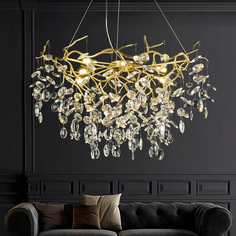Modern Luxury crystal chandelier Bedroom Ceiling Chandelier Lighting Crystal LED Chandeliers Living Room Home decoration crystal
Modern Luxury crystal chandelier Bedroom Ceiling Chandelier Lighting Crystal LED Chandeliers Living Room Home decoration crystal