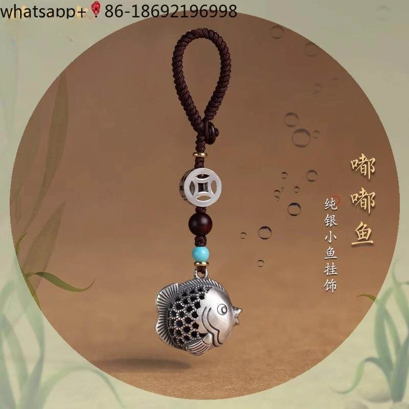 S999 Sterling Silver Dudu Fish Key Cute High-end Small Fish Key Pendant More Than Every Year
S999 Sterling Silver Dudu Fish Key Cute High-end Small Fish Key Pendant More Than Every Year