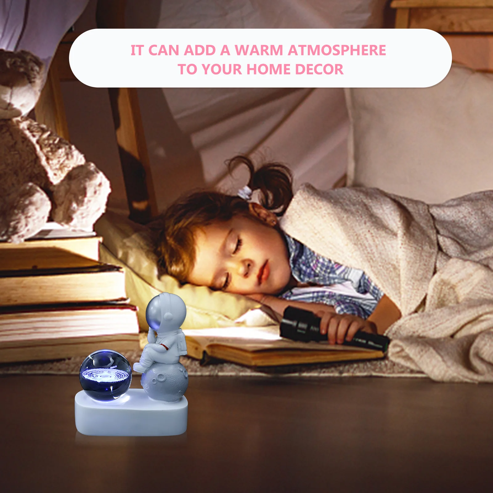 Creative Astronaut Crystal Ball Exquisite Desktop Decor Glowing Ornament Compact Size Unique Gift Idea Crystal Ball Decor
Creative Astronaut Crystal Ball Exquisite Desktop Decor Glowing Ornament Compact Size Unique Gift Idea Crystal Ball Decor