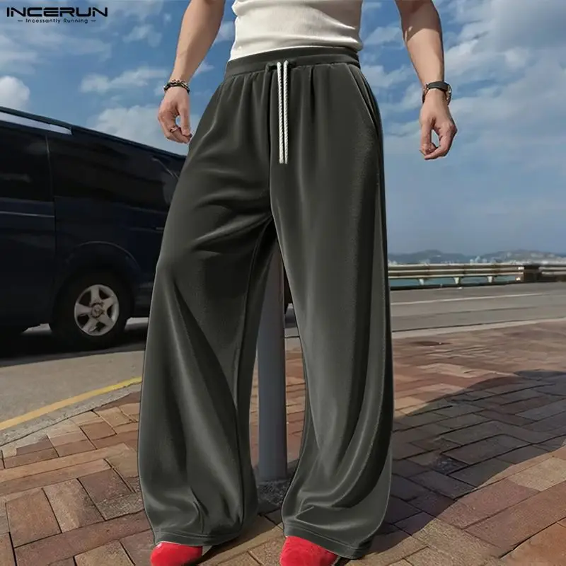 INCERUN мужские брюки однотонные джоггеры на шнурке повседневные брюки мужские велюровые свободные блестящие уличные брюки в корейском стиле модные длинные брюки
INCERUN мужские брюки однотонные джоггеры на шнурке повседневные брюки мужские велюровые свободные блестящие уличные брюки в корейском стиле модные длинные брюки