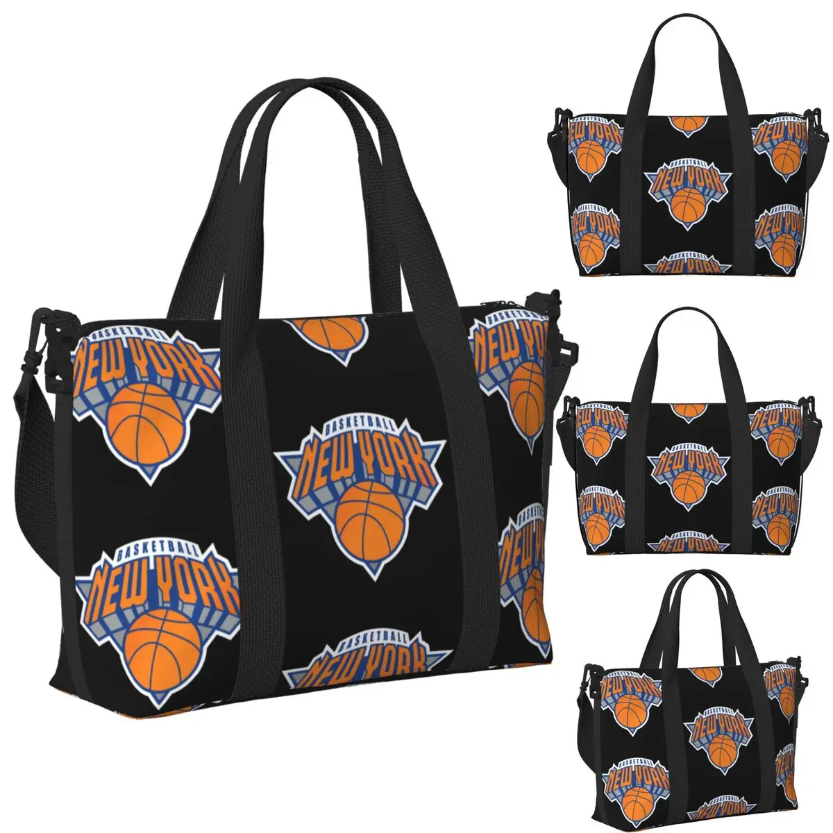 Нью-Йоркская баскетбольная пляжная дорожная сумка, большая вместительная сумка-тоут для тренажерного зала, йоги, женская дорожная сумка для покупок 
Нью-Йоркская баскетбольная пляжная дорожная сумка, большая вместительная сумка-тоут для тренажерного зала, йоги, женская дорожная сумка для покупок