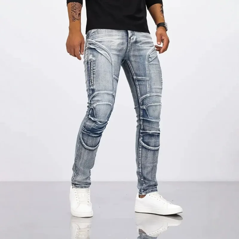 Motorcycle Jeans Men's Stretch Riding Pants Kevlar Rip Resistant Locomotive Jeans
Motorcycle Jeans Men's Stretch Riding Pants Kevlar Rip Resistant Locomotive Jeans
