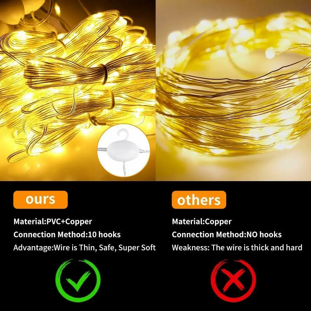 3M LED Curtain Garland on the Window USB String Lights Fairy Festoon With Remote Christmas Wedding Holiday Decoration for Home
3M LED Curtain Garland on the Window USB String Lights Fairy Festoon With Remote Christmas Wedding Holiday Decoration for Home