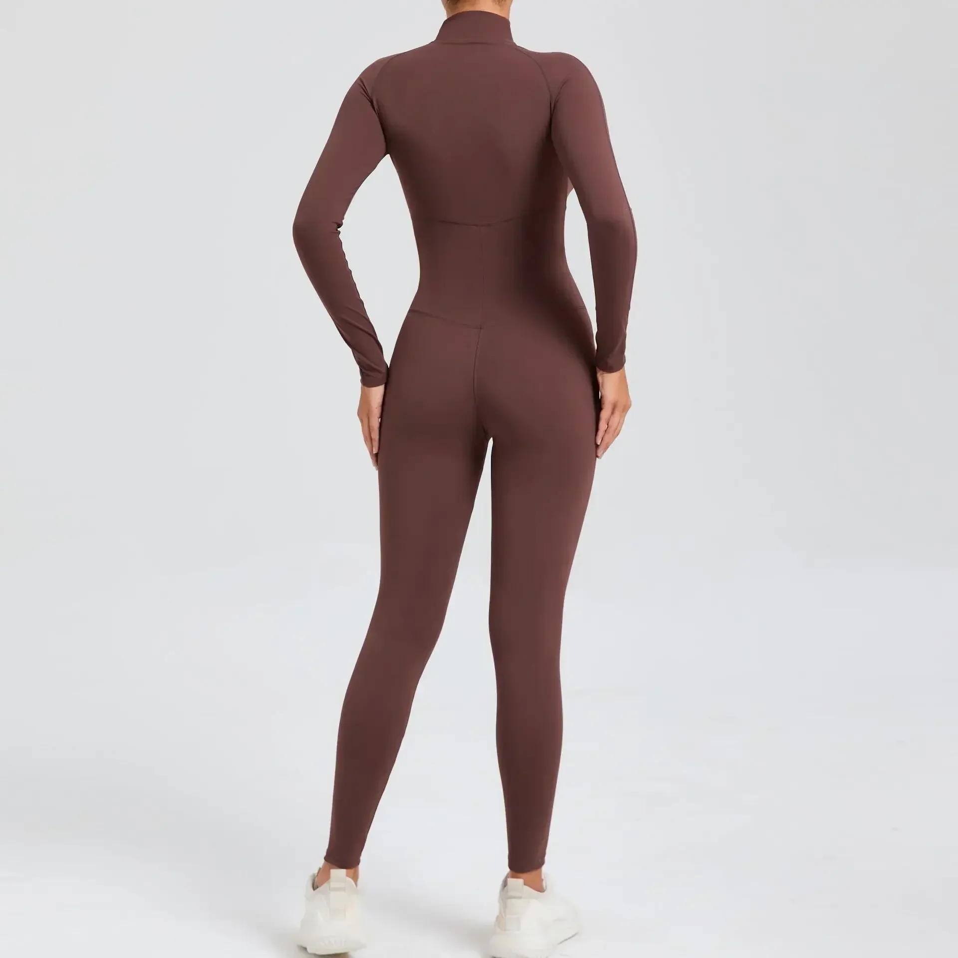 Seamless Yoga Jumpsuits Sports Fitness Hip-lifting Long-Sleeved Zipper One-Piece Tight Training Gym Workout Tracksuits For Women
Seamless Yoga Jumpsuits Sports Fitness Hip-lifting Long-Sleeved Zipper One-Piece Tight Training Gym Workout Tracksuits For Women