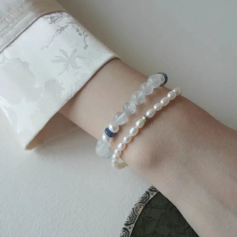 "Beiming Fishing" Original Natural Glacier Aquamarine Bracelet Natural Freshwater Pearl Bracelet Gift
"Beiming Fishing" Original Natural Glacier Aquamarine Bracelet Natural Freshwater Pearl Bracelet Gift