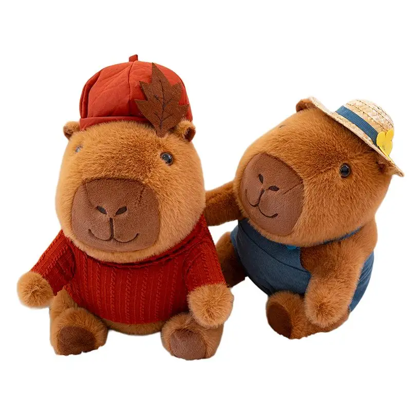 26~50cm Dressed Brown Capybara Doll Plush Toy Stuffed Red Blue Cap Cartoon Fatty Animal Plushie Birthday Gift
26~50cm Dressed Brown Capybara Doll Plush Toy Stuffed Red Blue Cap Cartoon Fatty Animal Plushie Birthday Gift