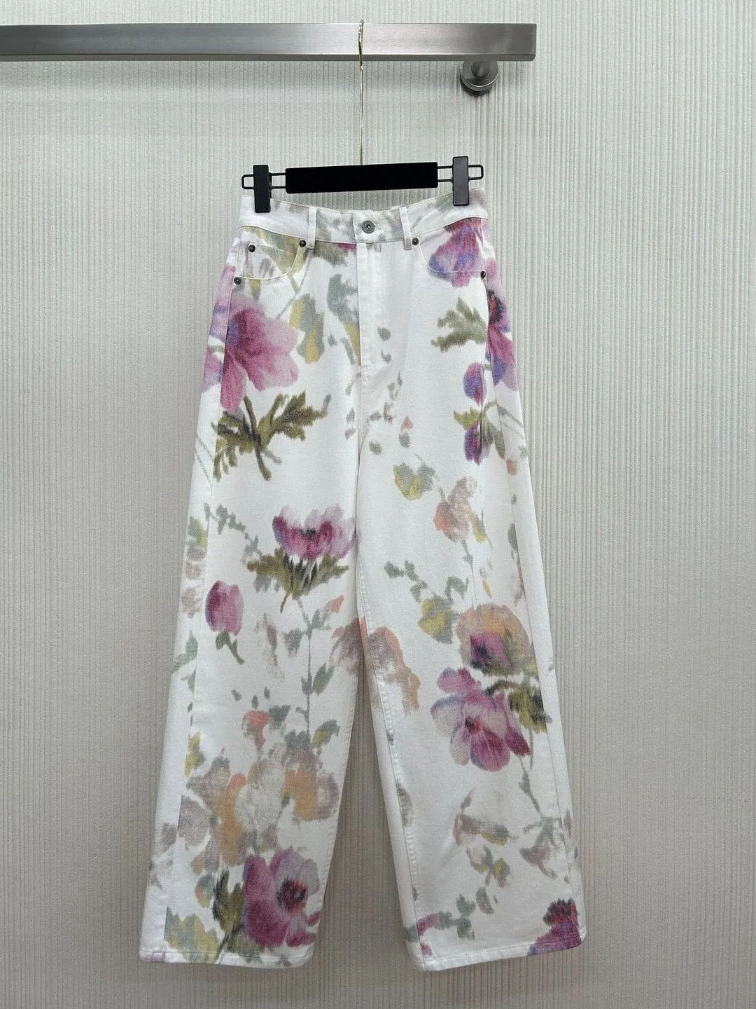 High Waist Wide Leg Printed Denim Jeans Women's Spring Summer Loose Slimming Straight Long Pants Commute Style Floral Wash
High Waist Wide Leg Printed Denim Jeans Women's Spring Summer Loose Slimming Straight Long Pants Commute Style Floral Wash