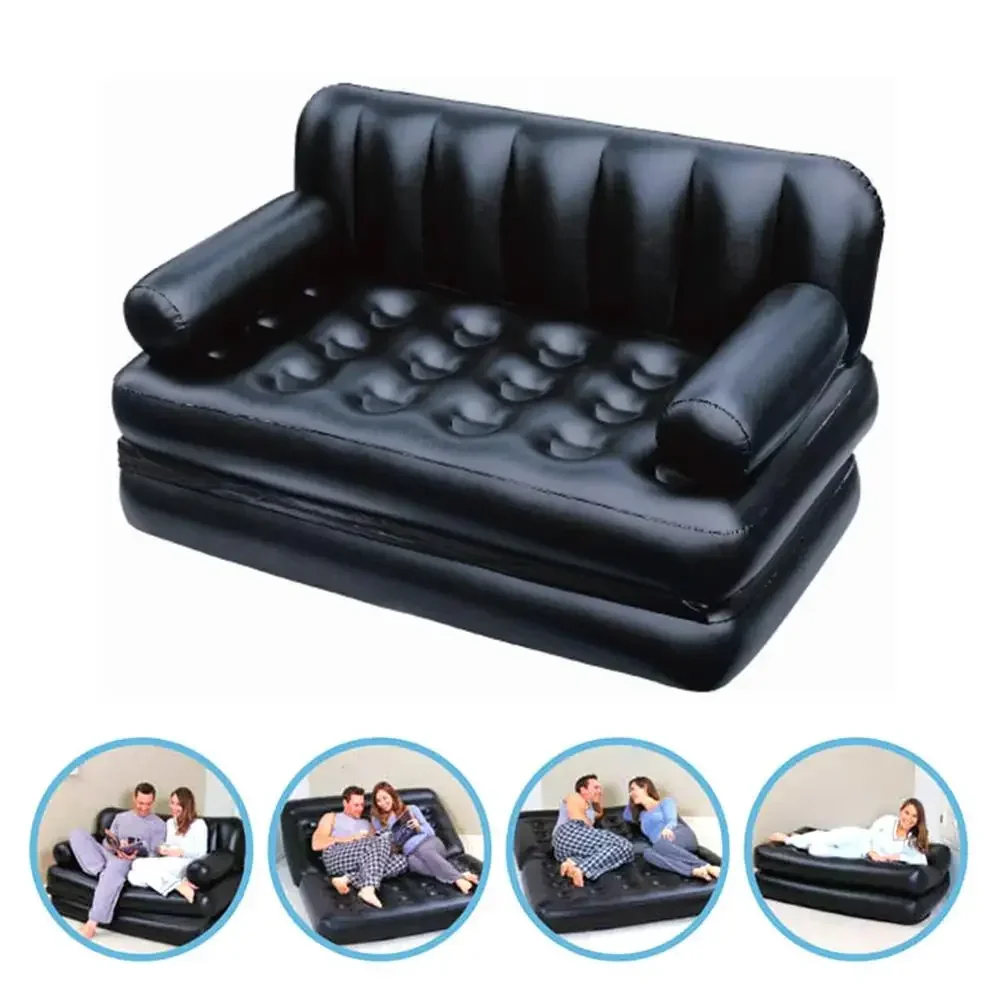Inflatable Sofa Lounge Chair Soft Folding Multifunctional Air Bed for Living Room Beach Backyard Camping
Inflatable Sofa Lounge Chair Soft Folding Multifunctional Air Bed for Living Room Beach Backyard Camping