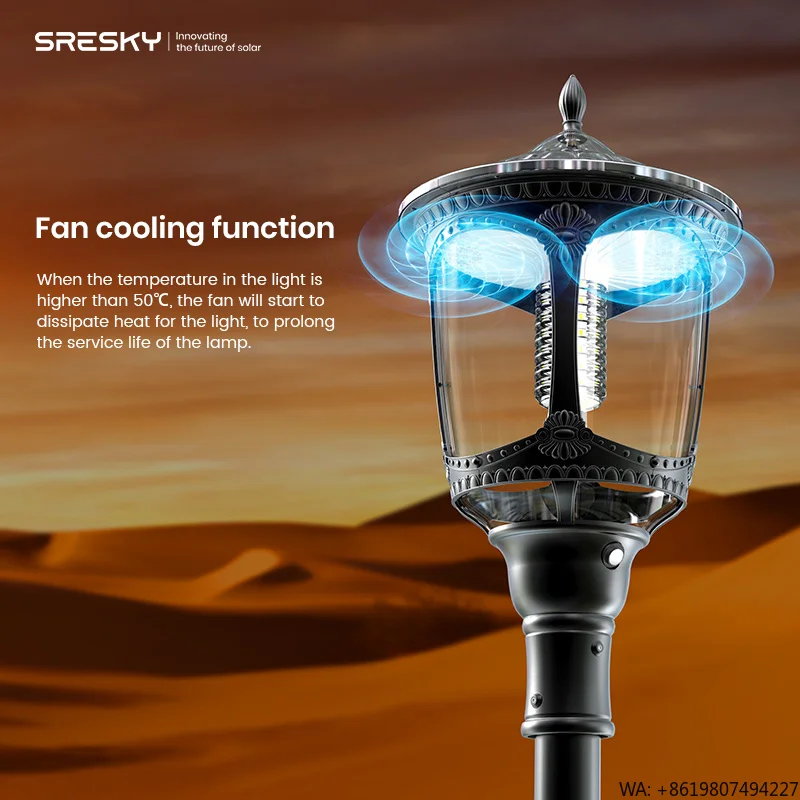 SRESKY Hot Sale Solar Street Light Outdoor with Panel 3000lm Lamp Jalan Pju Tenaga Surya Street Light with Solar
SRESKY Hot Sale Solar Street Light Outdoor with Panel 3000lm Lamp Jalan Pju Tenaga Surya Street Light with Solar
