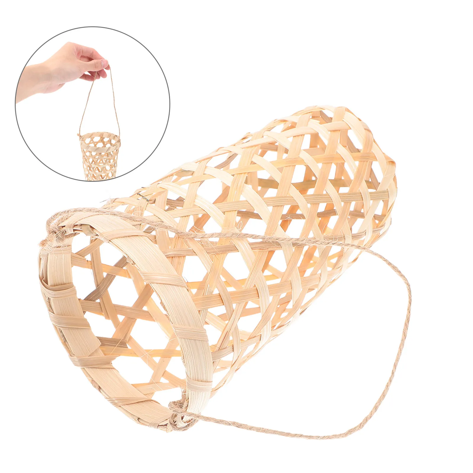 2Pcs Bamboo Wall Hanging Flower Basket Handwoven Rustic Farmhouse Planter for Indoor Outdoor Balcony Garden Wall Decor Storage
2Pcs Bamboo Wall Hanging Flower Basket Handwoven Rustic Farmhouse Planter for Indoor Outdoor Balcony Garden Wall Decor Storage