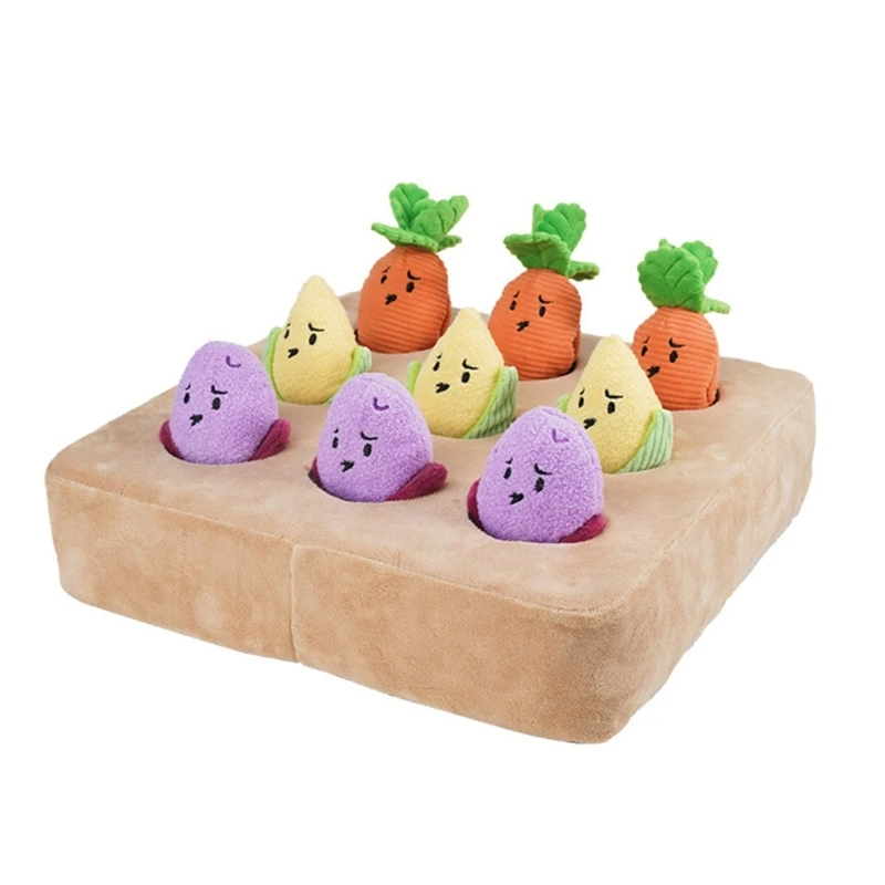 Plush Potatos Dog Toy Pet Stress Reliefs Toy Puzzle Feeding Interesting Game Toy for Pet Enrichment
Plush Potatos Dog Toy Pet Stress Reliefs Toy Puzzle Feeding Interesting Game Toy for Pet Enrichment