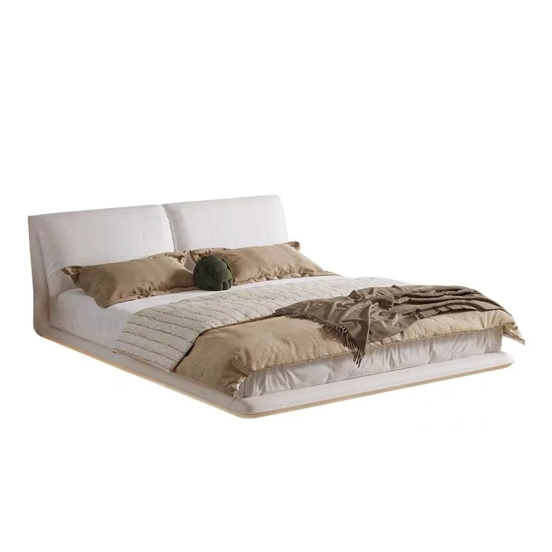 Italian style, simple, technical cloth, soft bag bed, bedroom, furniture, solid wood, cream style, fabric 
Italian style, simple, technical cloth, soft bag bed, bedroom, furniture, solid wood, cream style, fabric
