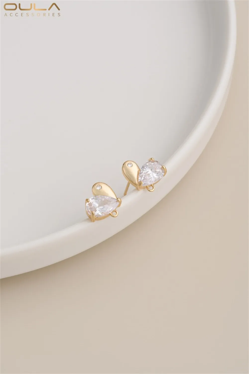 14K Gold-Plated 925 Silver Needle Water Drop Zirconium Heart-Shaped Ear Stud with Lifting Ring DIY Ear Stud And Ear Accessory
14K Gold-Plated 925 Silver Needle Water Drop Zirconium Heart-Shaped Ear Stud with Lifting Ring DIY Ear Stud And Ear Accessory