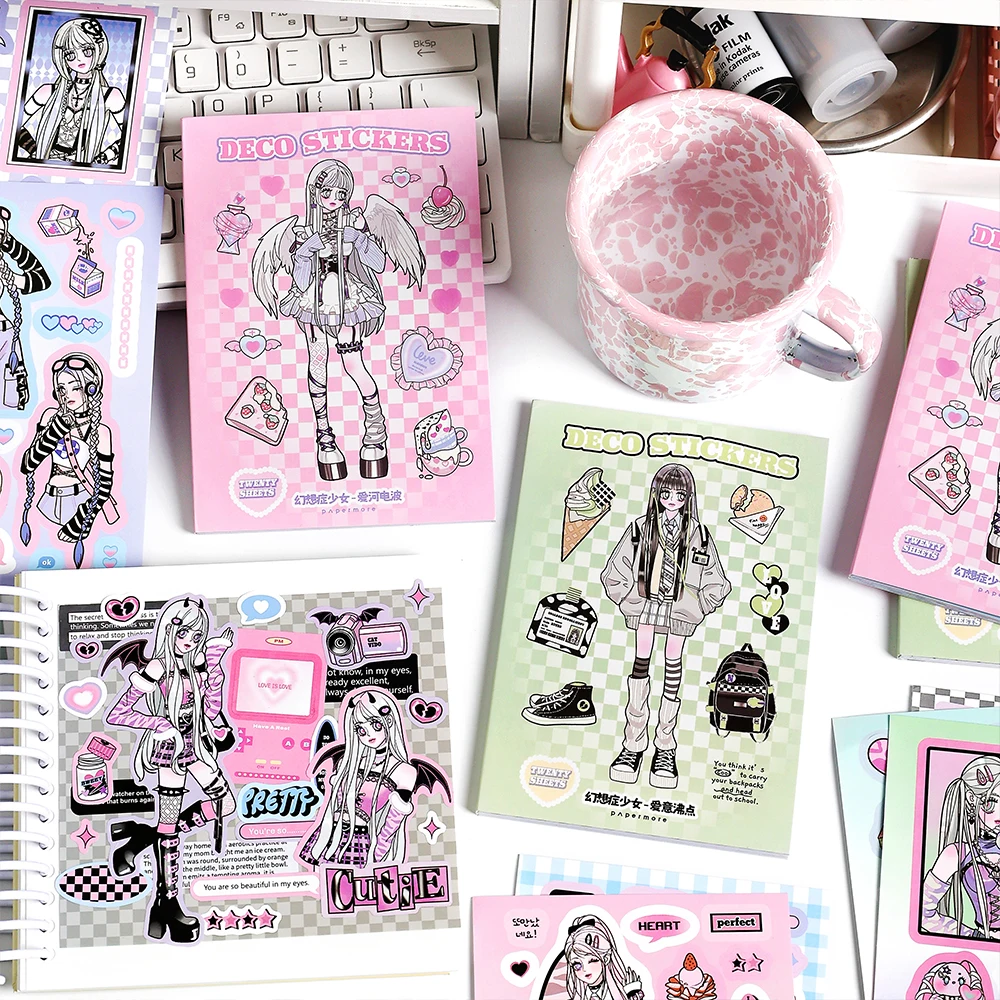 2packs/LOT Fantasizing girl series retro creative decoration DIY Adhesive sticker
2packs/LOT Fantasizing girl series retro creative decoration DIY Adhesive sticker